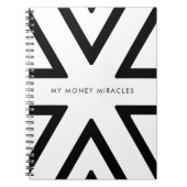 ジャーナルを明示する私のお金の奇跡 ノートブック (正面)