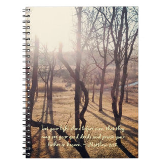 ジャーナルを通って照ること ノートブック