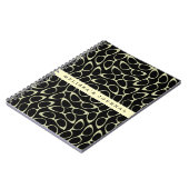 ジャーナルパーソナライズされたキャットアイグラスレトロノート ノートブック (左側)