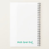 ジャーナル感動的、「成長する。......」 ノートブック (裏面)