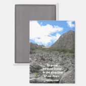 ジャーナル感動的、「成長する。......」 マグネット (正面/裏面)