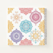 ジャーナル金ゴールド鮮やかマンダラカスタムノート ノートブック (裏面)