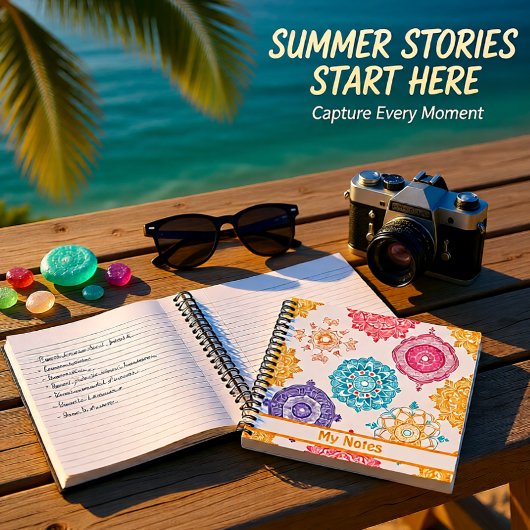 ジャーナル金ゴールド鮮やかマンダラカスタムノート ノートブック