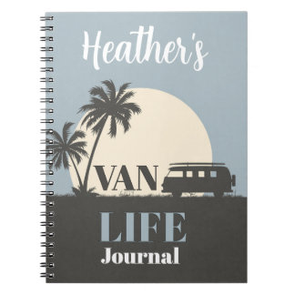 ジャーナル!🚐 パーソナライズされた Van Life Notebook ノートブック