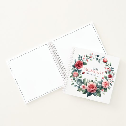 ジャーナル ベスト モーメント ローズ wreath Var01 (内部)
