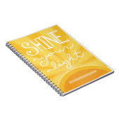 ジャーナル- "照らして下さいあなたの軽い" ノートブック (右側)