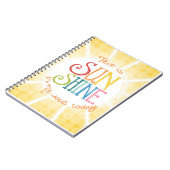 ジャーナル- "私の精神の日光 ノートブック (左側)