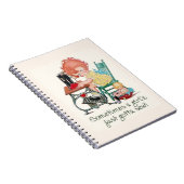 ジャーナル: 縫うためにちょうど得られる ノートブック (右側)