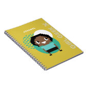 ジャーナル-黄色-妖精 ノートブック (右側)