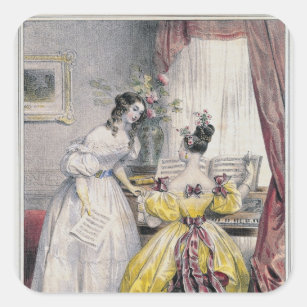 「ジャーナルdes Femmes」からのプレリュード、1830-48年 スクエアシール