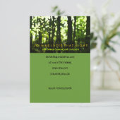 ジャーニーウォーターカラーバーバルミツワーパーティーカード 招待状 (スタンド正面)