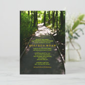 ジャーニーウォーターカラーバーバルミツワー招待状 招待状 (スタンド正面)