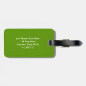 ジャーニーザデスティネーションHawaiiブラックサンドビーチ ラゲッジタグ (裏面横)