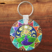ジャーニーマンダラキーチェーン キーホルダー (正面)