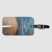 ジャーニーロードトリップメモリーズトラベル引用文 ラゲッジタグ (正面横)