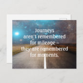 ジャーニーロードトリップ引用文 ポストカード (正面/裏面)