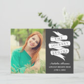 ジャーニー | オーダーメイド カラー 卒業パーティー 招待状 (スタンド正面)