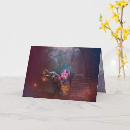 ジャーニー カード (黄色い花)