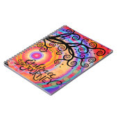 ジャーニー・ツリーを受け入カラフルれる ノートブック (左側)