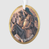 ジャーニー・トゥ・ベツレヘムオーナメントアクリルオーナメント オーナメント (正面)