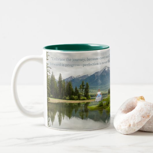 ジャーニー・ビール ツートーンマグカップ (ドーナツ)