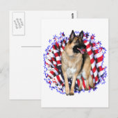 ジャーマンシェパトリオット ポストカード (正面/裏面)