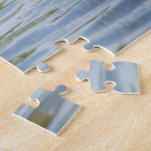 ジャーマンシェパードが水に飛び込む ジグソーパズル (側面)