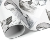 ジャーマンシェパードとサンタ ラッピングペーパー (ロールコーナー)