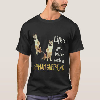 ジャーマンシェパードと一緒ならきっと毎日がもっと素敵に 23 Tシャツ