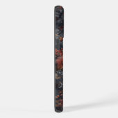 ジャーマンシェパードと野の花 iPhoneケース (右側面)