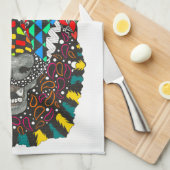 ジャーマンシェパードのキッチンタオル – カスタマイズ可能 キッチンタオル (四つ折り)