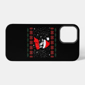 ジャーマンシェパードのクリスマス iPhoneケース (裏面横)