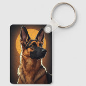 🐾 ジャーマンシェパードのプレゼント 犬好きな人へ 🐾 キーホルダー (裏面)