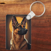 🐾 ジャーマンシェパードのプレゼント 犬好きな人へ 🐾 キーホルダー (裏面)