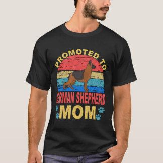 ジャーマンシェパードのママに昇進20 ジャーマンシェパード Tシャツ