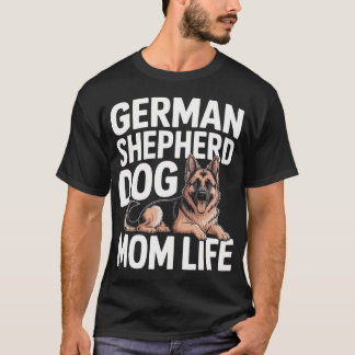 ジャーマンシェパードのママ Tシャツ