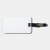 ジャーマンシェパードの心拍 ラゲッジタグ (裏面横)