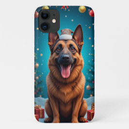 ジャーマンシェパードの気高い表情 🐕 クラシックな犬のデザイン iPhone 11 ケース