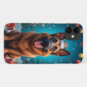 ジャーマンシェパードの気高い表情 🐕 クラシックな犬のデザイン Case-Mate iPhoneケース (裏面(横))