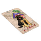 ジャーマンシェパードの海賊 マグネット (右側)