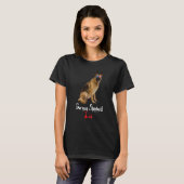 ジャーマンシェパードの父 Tシャツ (正面フル)