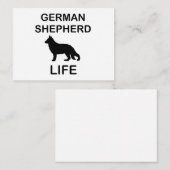 ジャーマンシェパードの生活 ノートカード (正面/裏面)