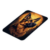 🐾 ジャーマンシェパードの肖像ギフト 🐾 マグネット (左側)