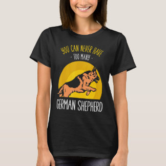 ジャーマンシェパードは多ければ多いほど良い Tシャツ