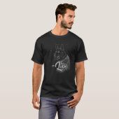 ジャーマンシェパードは愛 Tシャツ (正面フル)