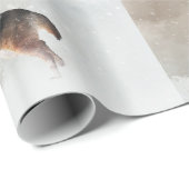 ジャーマンシェパードウォーターカラーハッピーホリデーシーン ラッピングペーパー (ロールコーナー)