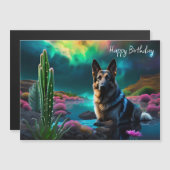 ジャーマンシェパードオンアンエイリアンワールド誕生日 (正面/裏面)