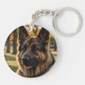 ジャーマンシェパードキーチェーン キーホルダー (裏面)