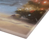 ジャーマンシェパードクリスマスフェスティバルシーズン カッティングボード (角)