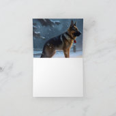 ジャーマンシェパードクリスマスフェスティバルシーズン カード (内部)